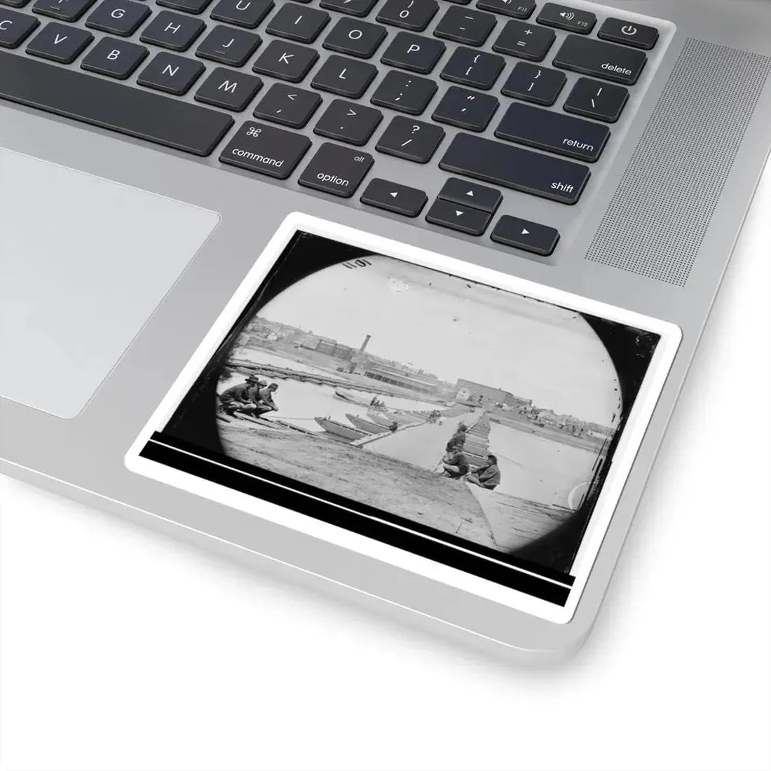 Petersburg, Va. Pontoon Bridges Across the Appomattox River (U.S. Civil War) STICKER Vinyl Kiss-Cut Decal - The Sticker Space