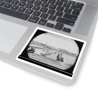 Petersburg, Va. Pontoon Bridges Across the Appomattox River (U.S. Civil War) STICKER Vinyl Kiss-Cut Decal - The Sticker Space