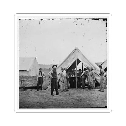 Petersburg, Va. Sutler's Tent, 2D Division, 9Th Corps (U.S. Civil War) STICKER Vinyl Kiss-Cut Decal 6 Inch White - The Sticker Space