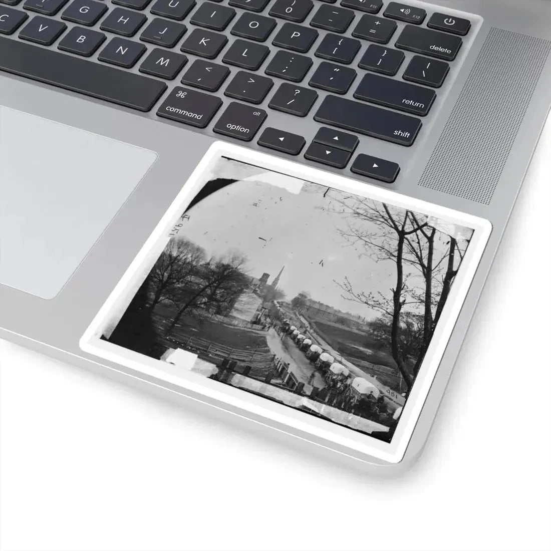 Petersburg, Va. The First Federal Wagon Train Entering the Town (U.S. Civil War) STICKER Vinyl Kiss-Cut Decal - The Sticker Space