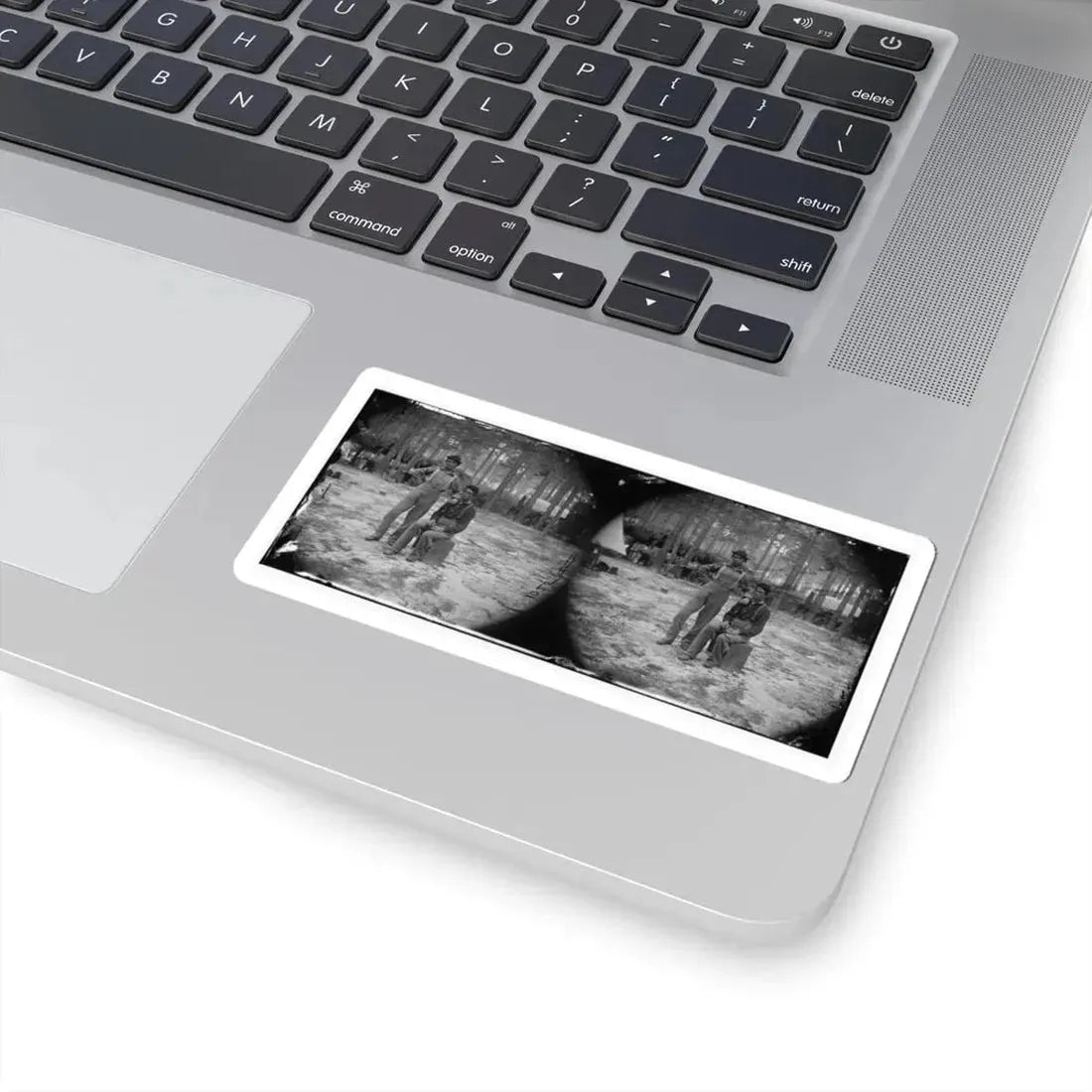 Petersburg, Va. Two Youthful Military Telegraph Operators at Headquarters (U.S. Civil War) STICKER Vinyl Kiss-Cut Decal - The Sticker Space