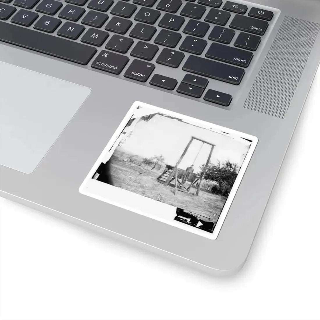 Petersburg, Va., Vicinity. The Execution of William Johnson, Jordan's Farm (U.S. Civil War) STICKER Vinyl Kiss-Cut Decal - The Sticker Space