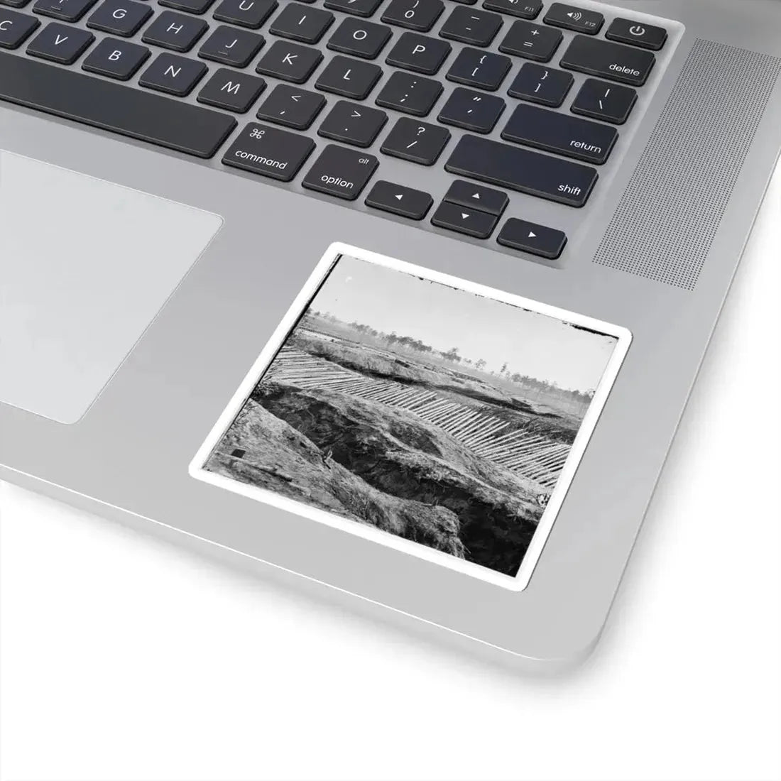 Petersburg, Va. View From Breastworks of Fort Sedgwick (U.S. Civil War) STICKER Vinyl Kiss-Cut Decal - The Sticker Space