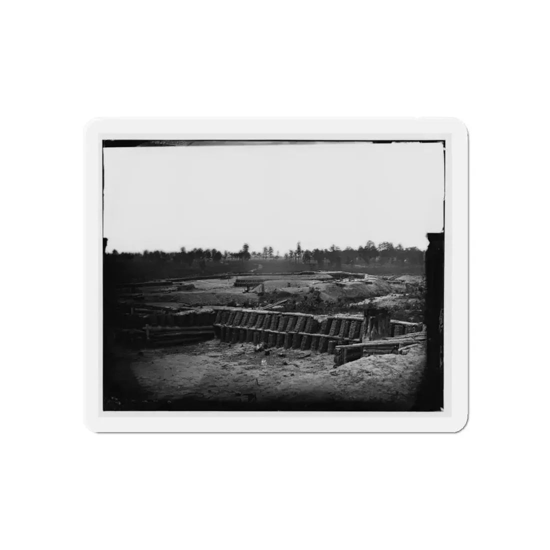 Petersburg, Va. View From Center Of Fort Sedgwick Looking South (U.S. Civil War) Refrigerator Magnet - The Sticker Space