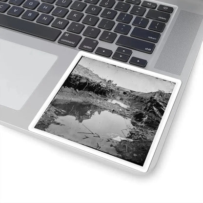 Petersburg, Va. Water-Filled Ditch on West Side of Fort Sedgwick (U.S. Civil War) STICKER Vinyl Kiss-Cut Decal - The Sticker Space