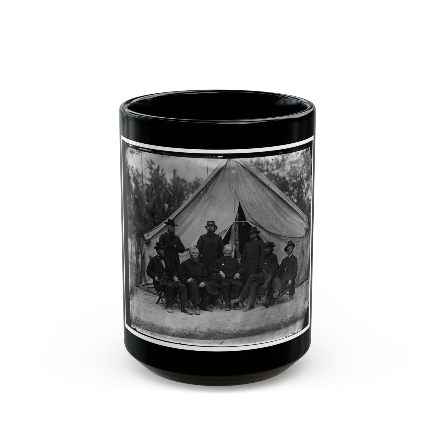 Petersburg, Va. Chaplains Of The 9th Corps (U.S. Civil War) Black Coffee Mug-15oz-The Sticker Space