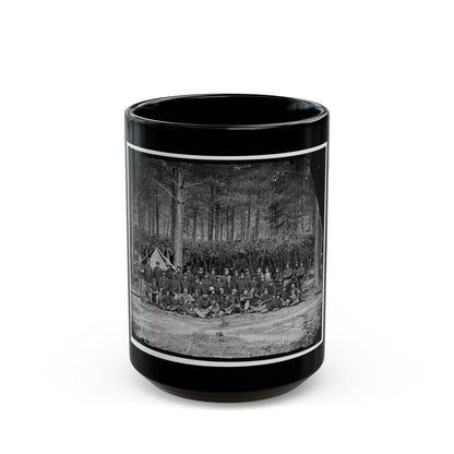 Petersburg, Va. Company A, U.S. Engineer Battalion (U.S. Civil War) Black Coffee Mug-15oz-The Sticker Space