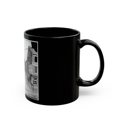 Petersburg, Va. Courthouse (U.S. Civil War) Black Coffee Mug-The Sticker Space