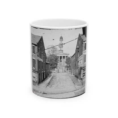 Petersburg, Va. Courthouse (U.S. Civil War) White Coffee Mug-11oz-The Sticker Space