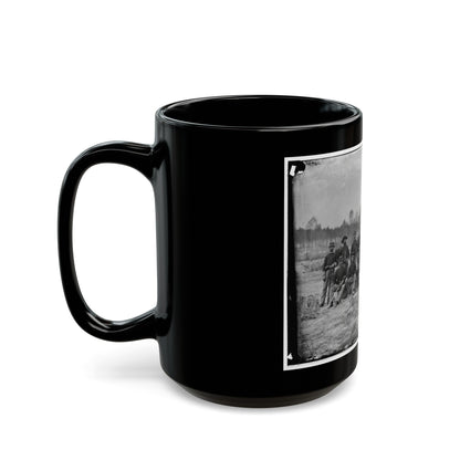 Petersburg, Va. Detachment Of 3d Indiana Cavalry (U.S. Civil War) Black Coffee Mug-The Sticker Space