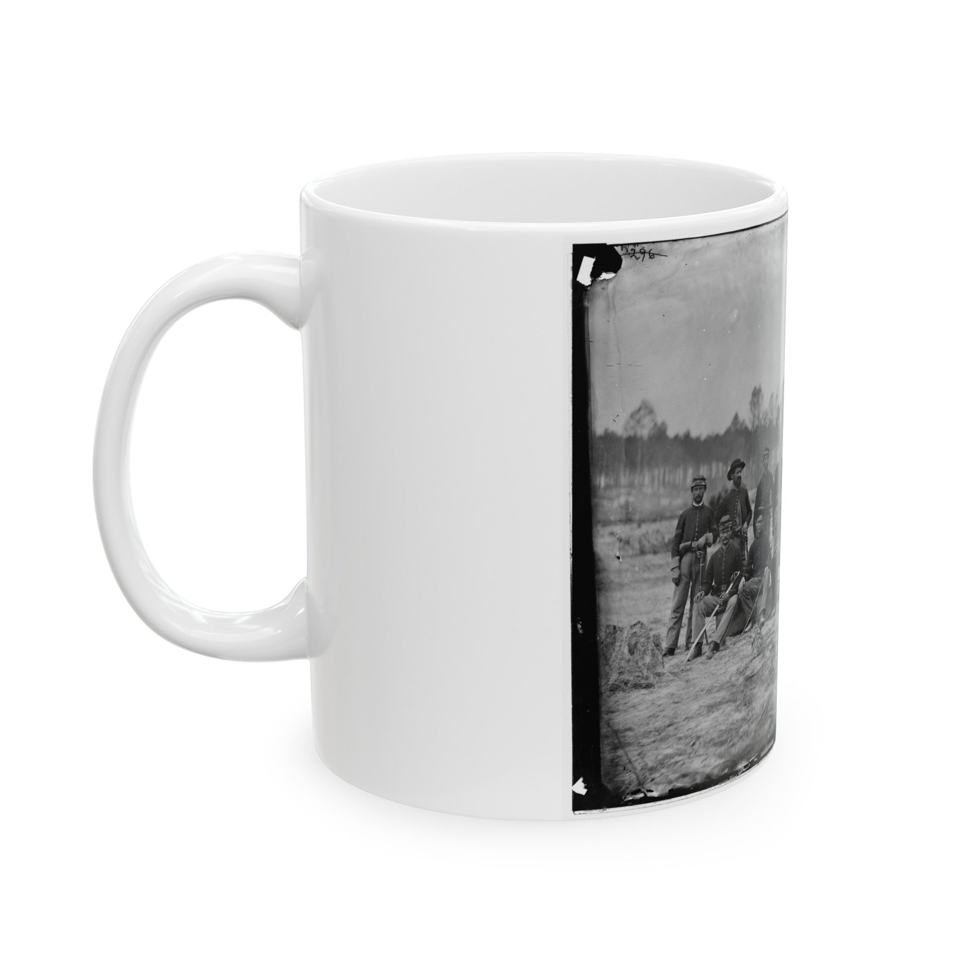 Petersburg, Va. Detachment Of 3d Indiana Cavalry (U.S. Civil War) White Coffee Mug-The Sticker Space