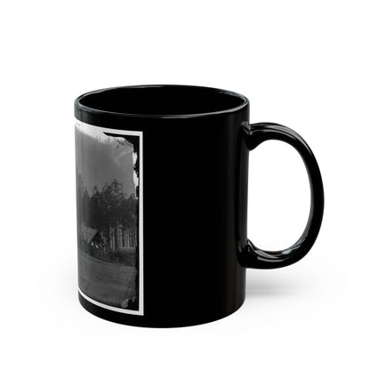 Petersburg, Va. General View Of The Commissary Department, 50th New York Engineers (U.S. Civil War) Black Coffee Mug-The Sticker Space