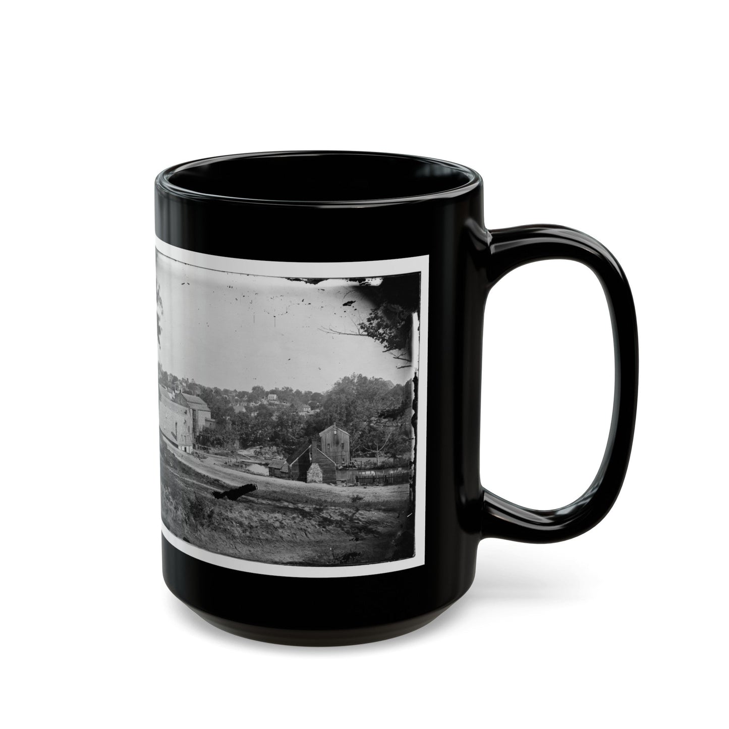 Petersburg, Va. General View (U.S. Civil War) Black Coffee Mug-The Sticker Space