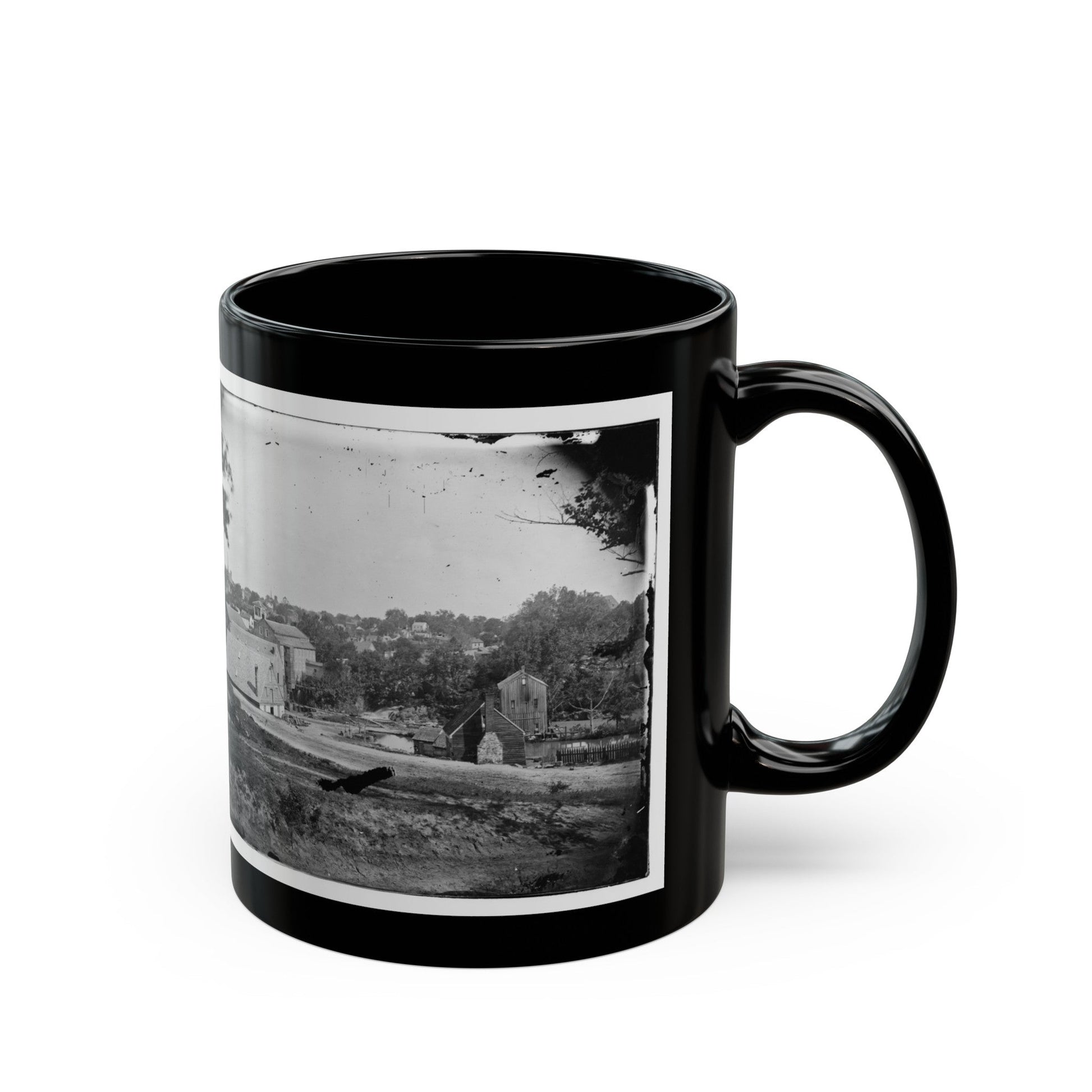 Petersburg, Va. General View (U.S. Civil War) Black Coffee Mug-The Sticker Space