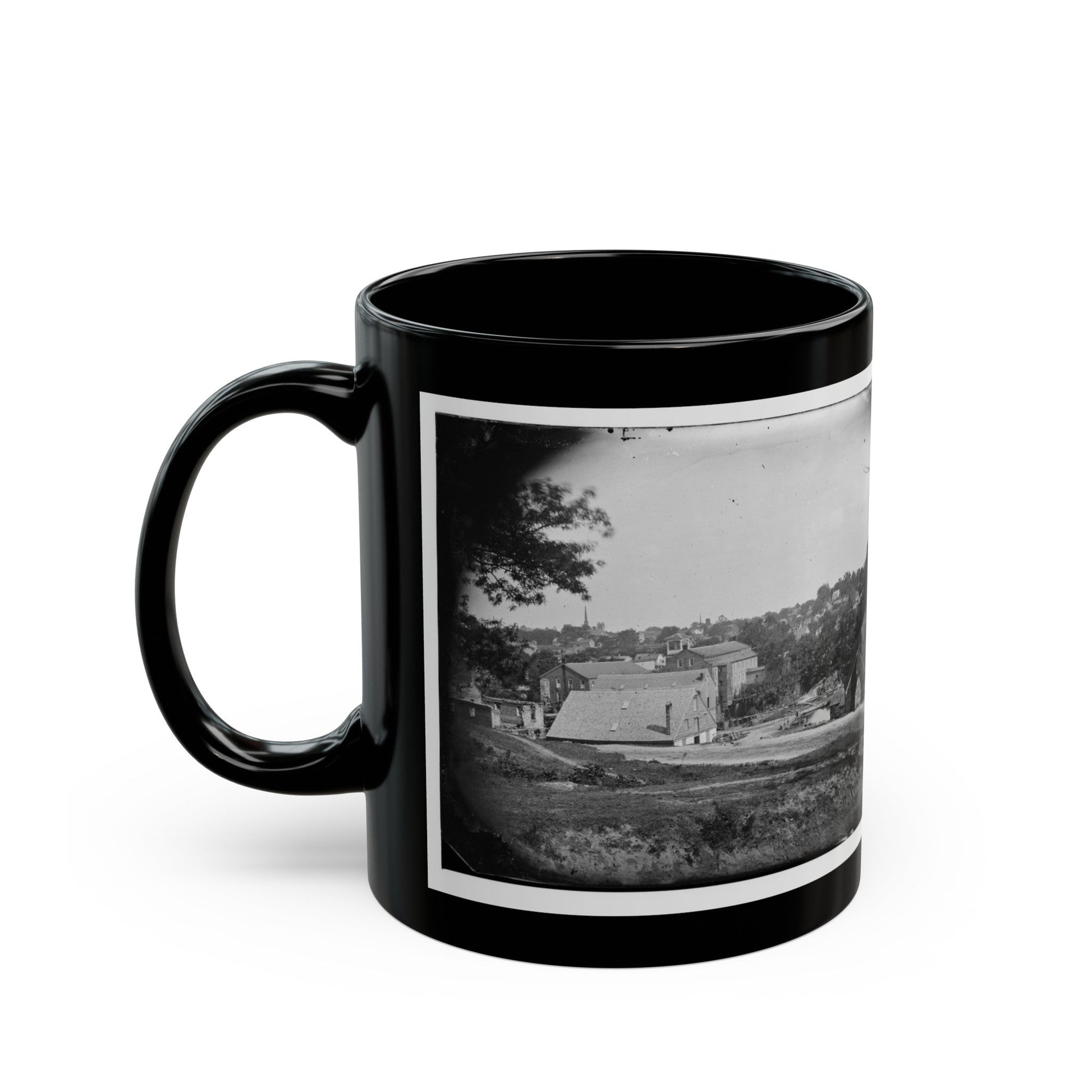 Petersburg, Va. General View (U.S. Civil War) Black Coffee Mug-The Sticker Space