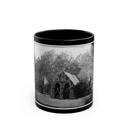 Petersburg, Va. Headquarters, 50th New York Engineers (U.S. Civil War) Black Coffee Mug-11oz-The Sticker Space