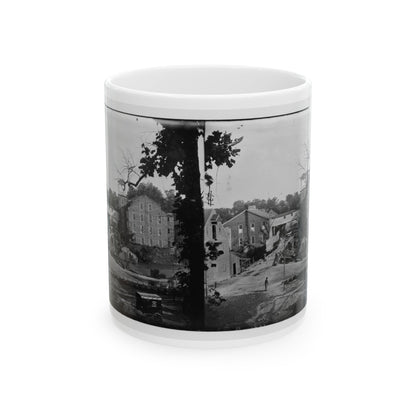 Petersburg, Va. Mills; Photographic Wagon Of Engineer Dept. In Foreground (U.S. Civil War) White Coffee Mug