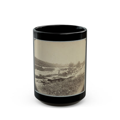 Petersburg, Va., Sept. 1864, 13-Inch Mortar Dictator (U.S. Civil War) Black Coffee Mug-15oz-The Sticker Space