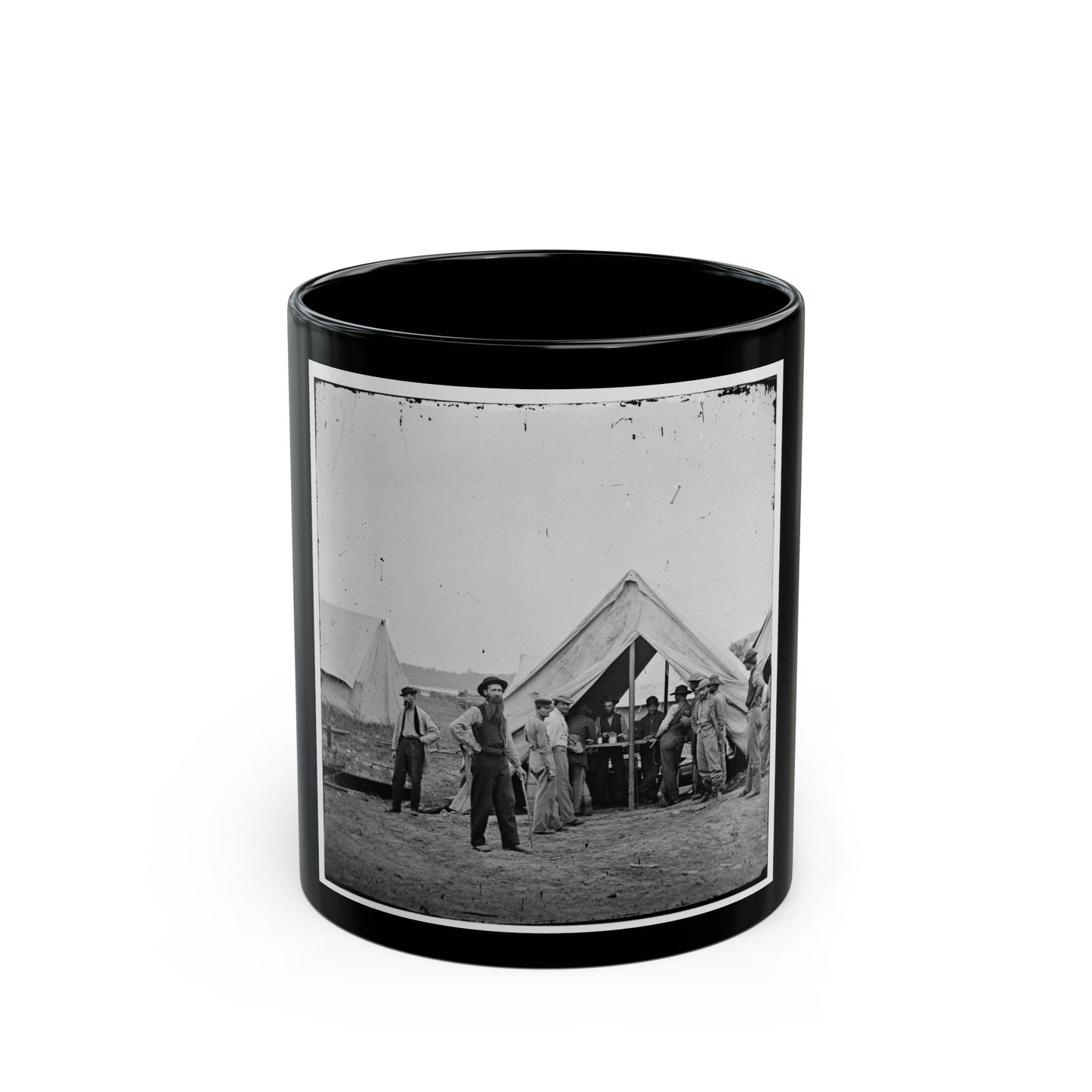 Petersburg, Va. Sutler's Tent, 2d Division, 9th Corps (U.S. Civil War) Black Coffee Mug