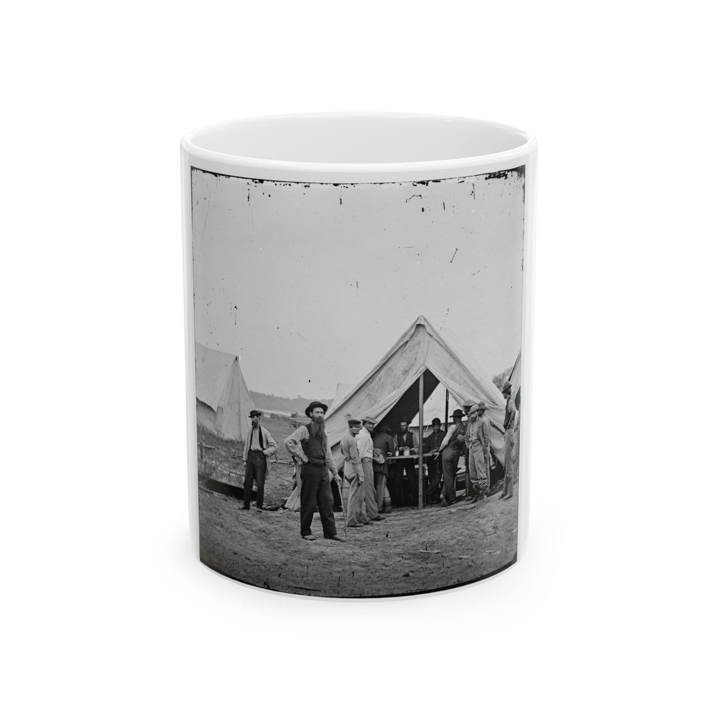 Petersburg, Va. Sutler's Tent, 2d Division, 9th Corps (U.S. Civil War) White Coffee Mug