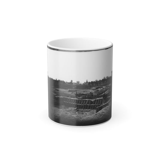 Petersburg, Va. View From Center of Fort Sedgwick Looking South (U.S. Civil War) Color Morphing Mug 11oz-11oz-The Sticker Space