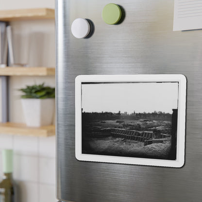 Petersburg, Va. View From Center Of Fort Sedgwick Looking South (U.S. Civil War) Refrigerator Magnet-The Sticker Space