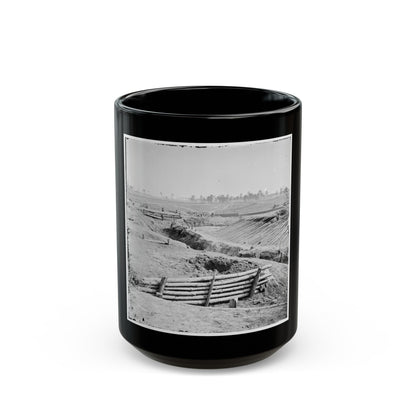 Petersburg, Va. View Of Fort Sedgwick (U.S. Civil War) Black Coffee Mug-15oz-The Sticker Space