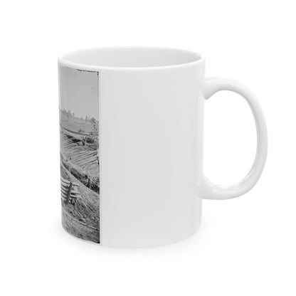 Petersburg, Va. View Of Fort Sedgwick (U.S. Civil War) White Coffee Mug-The Sticker Space