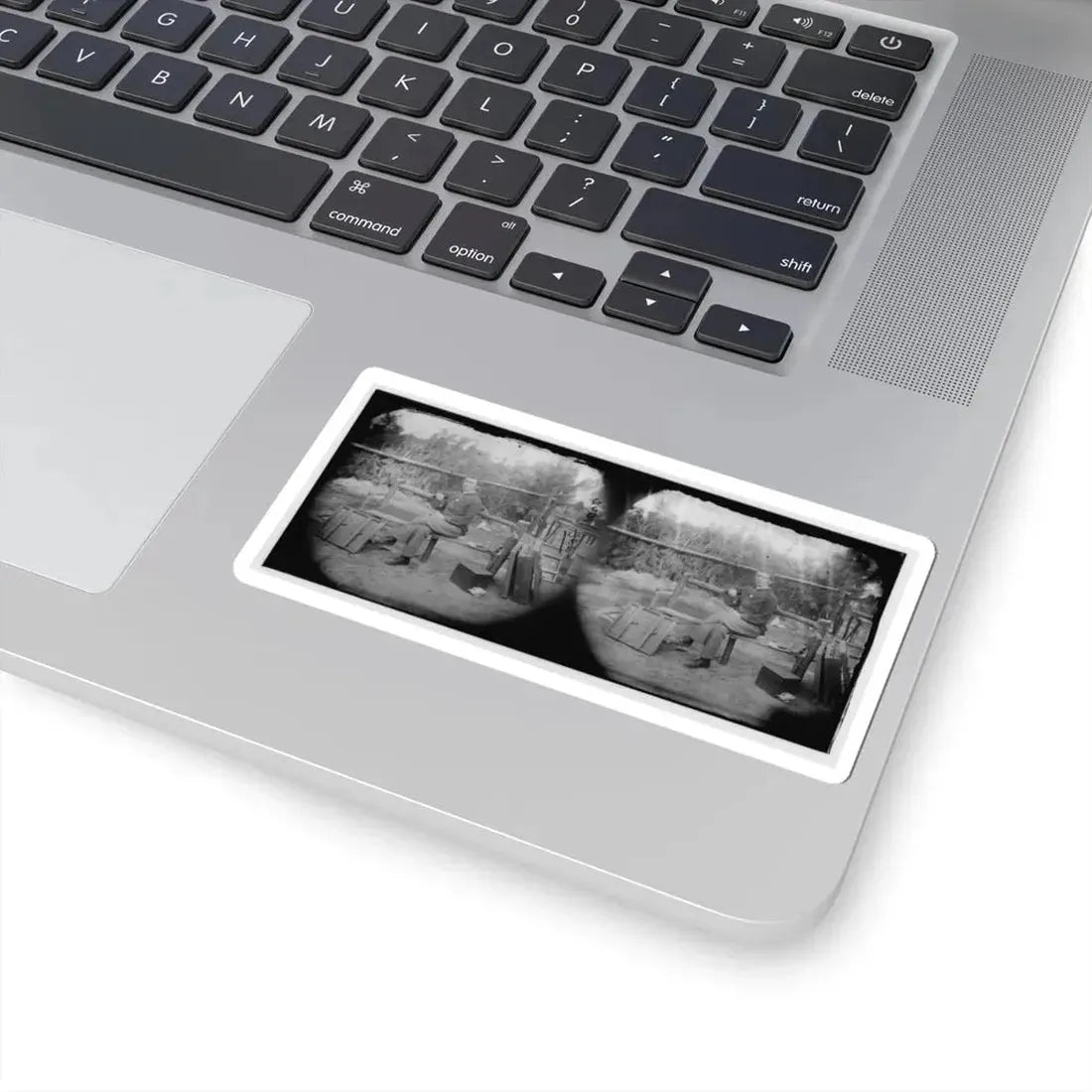 Petersburg, Virginia. Officer Seated (U.S. Civil War) STICKER Vinyl Kiss-Cut Decal - The Sticker Space