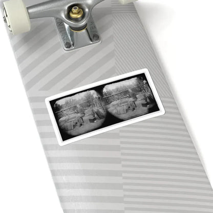 Petersburg, Virginia. Officer Seated (U.S. Civil War) STICKER Vinyl Kiss-Cut Decal - The Sticker Space