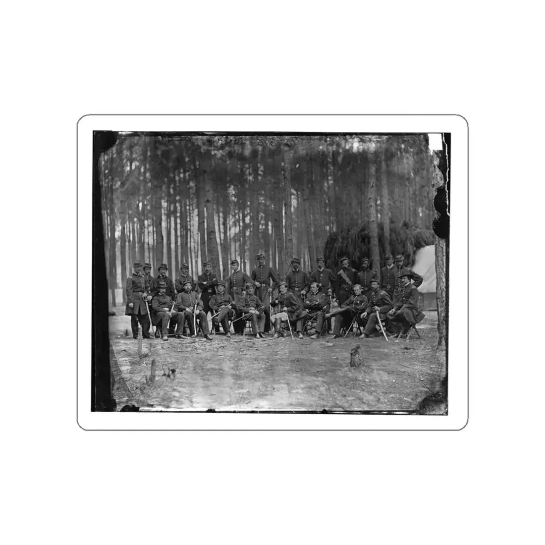 Petersburg, Virginia. Officers Of 114th Pennsylvania Infantry (U.S. Civil War) STICKER Vinyl Die-Cut Decal - The Sticker Space