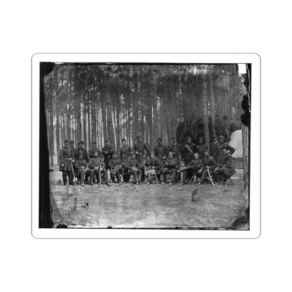 Petersburg, Virginia. Officers of 114Th Pennsylvania Infantry (U.S. Civil War) STICKER Vinyl Kiss-Cut Decal 3 Inch White - The Sticker Space