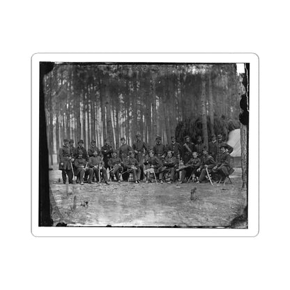 Petersburg, Virginia. Officers of 114Th Pennsylvania Infantry (U.S. Civil War) STICKER Vinyl Kiss-Cut Decal 4 Inch White - The Sticker Space