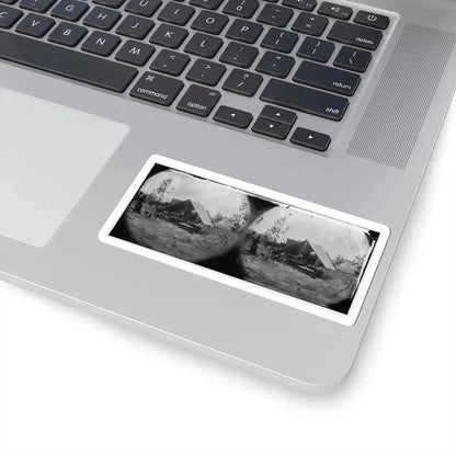 Petersburg, Virginia. Photographers Resting in Camp (U.S. Civil War) STICKER Vinyl Kiss-Cut Decal - The Sticker Space