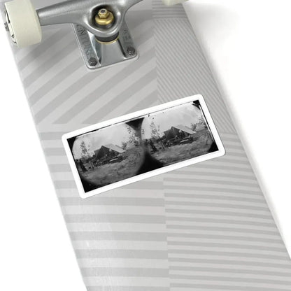Petersburg, Virginia. Photographers Resting in Camp (U.S. Civil War) STICKER Vinyl Kiss-Cut Decal - The Sticker Space