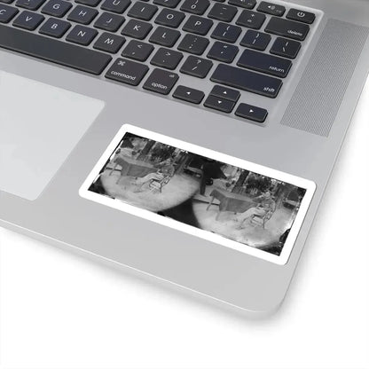 Petersburg, Virginia. Soldier Seated at Table (U.S. Civil War) STICKER Vinyl Kiss-Cut Decal - The Sticker Space