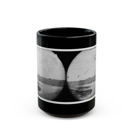 Petersburg, Virginia (Vicinity). Fortifications (U.S. Civil War) Black Coffee Mug-15oz-The Sticker Space