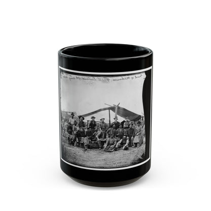 Petersburg, Virginia. Group Of Mechanics Of 1st Division, 9th Army Corps (U.S. Civil War) Black Coffee Mug-15oz-The Sticker Space