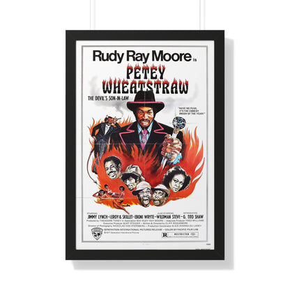 PETEY WHEATSTRAW 1977 - Framed Movie Poster-20" x 30"-The Sticker Space