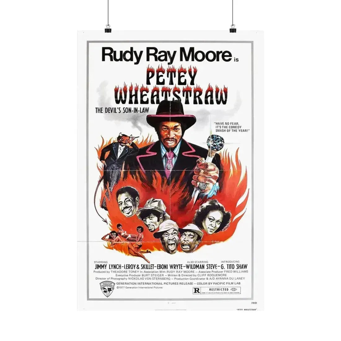 PETEY WHEATSTRAW 1977 - Paper Movie Poster 20″ x 30″ Matte - The Sticker Space