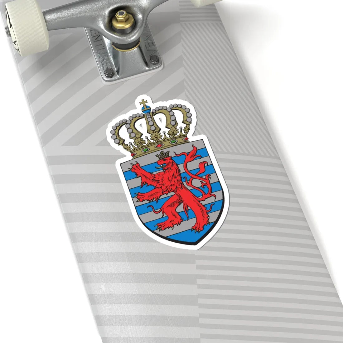 Petites armoiries du Grand-Duché de Luxembourg (Luxembourg) (Coat of Arms) STICKER Vinyl Kiss-Cut Decal - The Sticker Space
