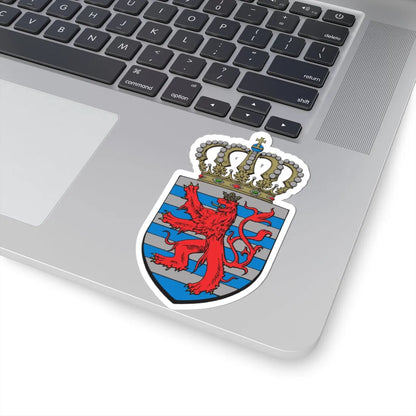 Petites armoiries du Grand-Duché de Luxembourg (Luxembourg) (Coat of Arms) STICKER Vinyl Kiss-Cut Decal - The Sticker Space