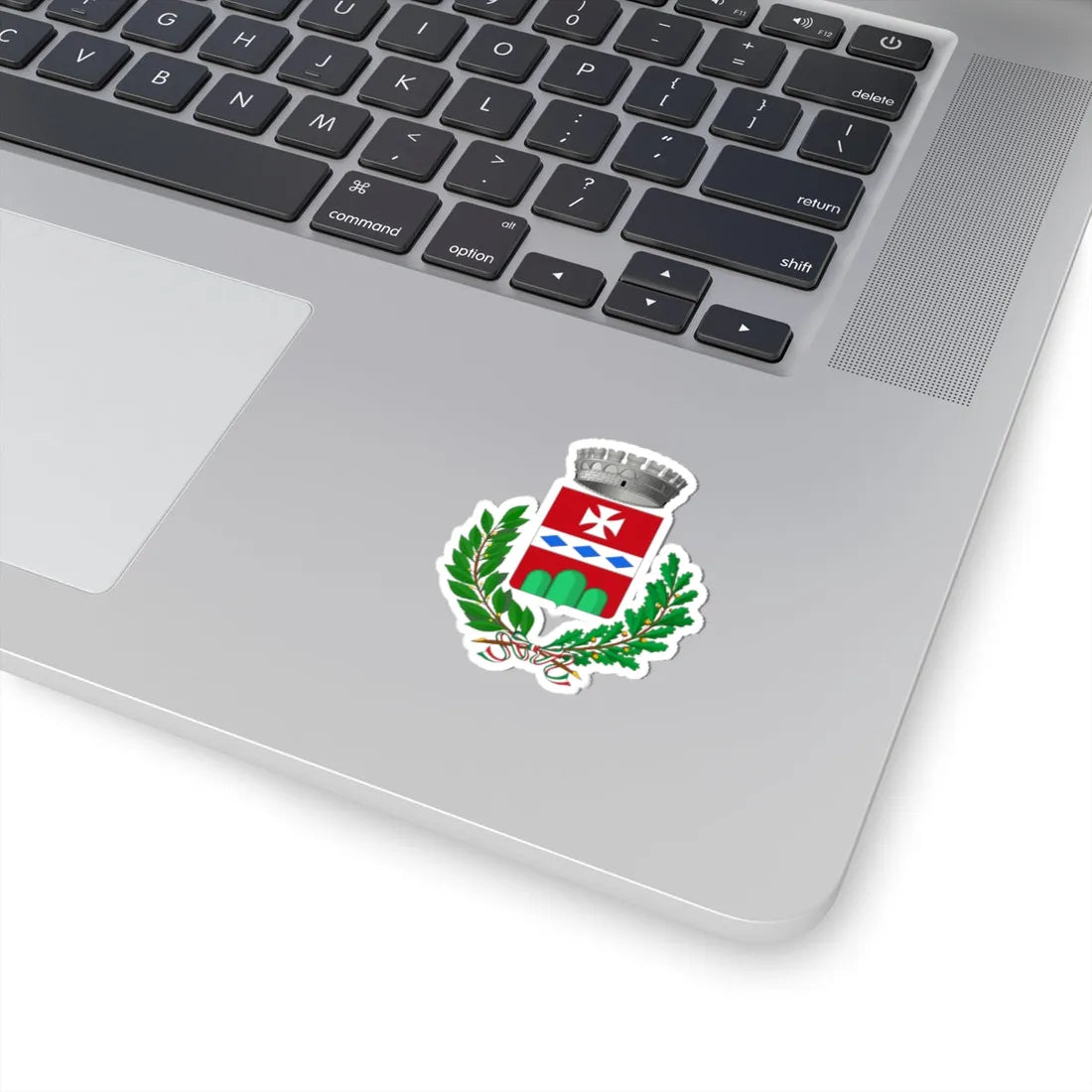 Petritoli-Stemma (Italy) (Coat of Arms) STICKER Vinyl Kiss-Cut Decal - The Sticker Space