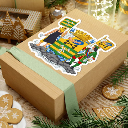 Petrozavodsk Greater Coat of Arms (Russia) (Coat of Arms) STICKER Vinyl Kiss-Cut Decal - The Sticker Space