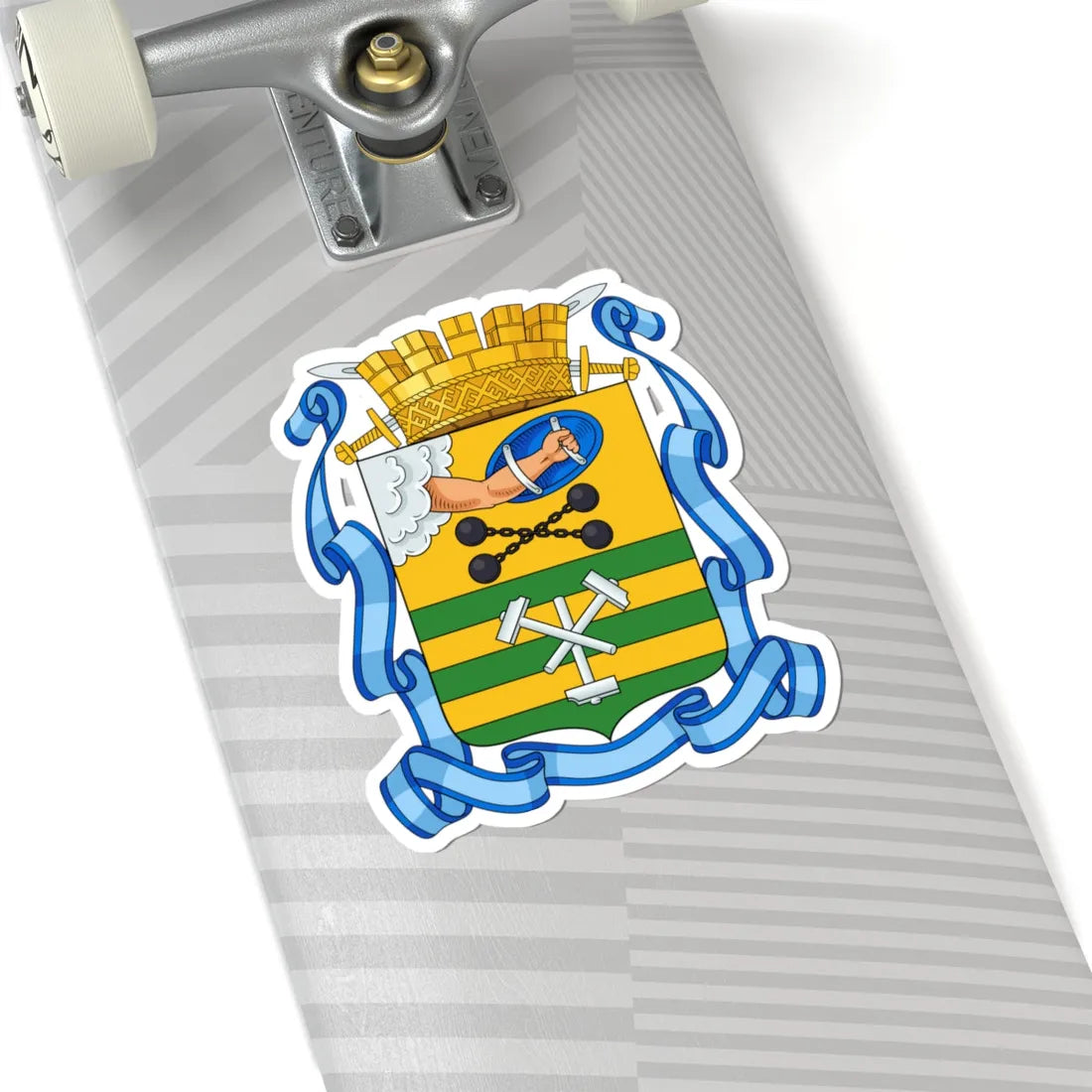 Petrozavodsk Middle Coat of Arms (Russia) (Coat of Arms) STICKER Vinyl Kiss-Cut Decal - The Sticker Space