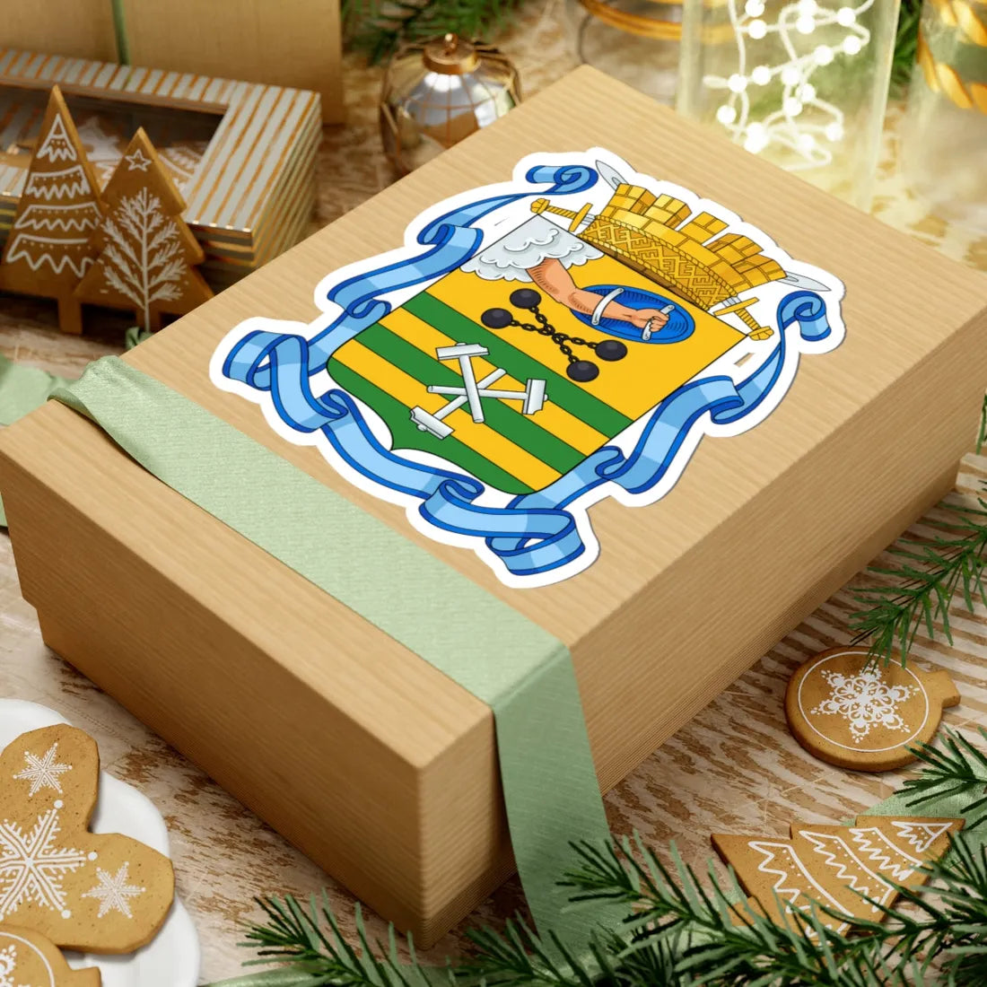 Petrozavodsk Middle Coat of Arms (Russia) (Coat of Arms) STICKER Vinyl Kiss-Cut Decal - The Sticker Space