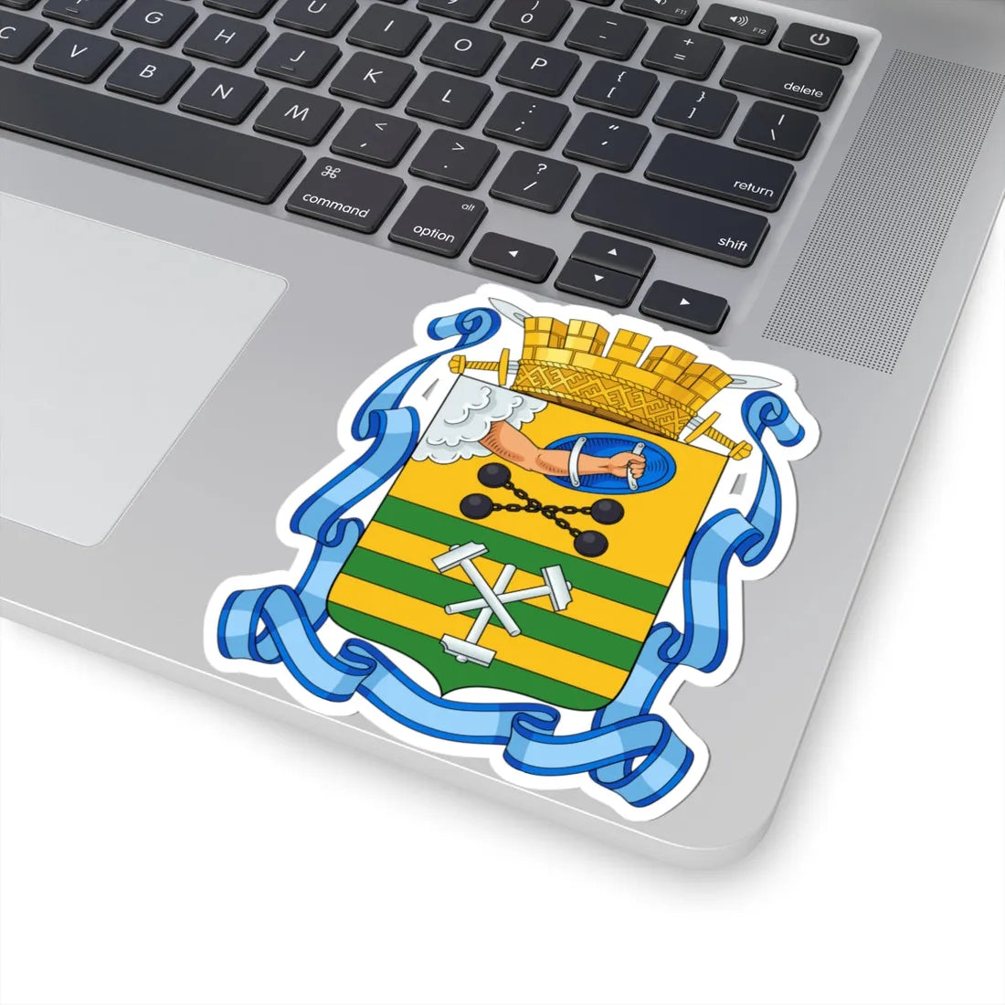 Petrozavodsk Middle Coat of Arms (Russia) (Coat of Arms) STICKER Vinyl Kiss-Cut Decal - The Sticker Space