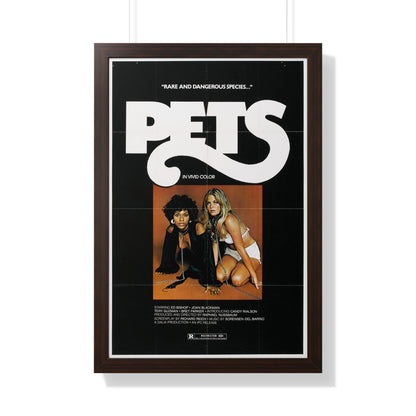 PETS (3) 1974 - Framed Movie Poster-20" x 30"-The Sticker Space