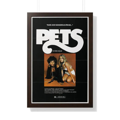 PETS (3) 1974 - Framed Movie Poster - The Sticker Space