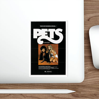 PETS (3) 1974 Movie Poster STICKER Vinyl Die-Cut Decal-The Sticker Space